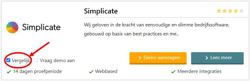 Software vergelijken